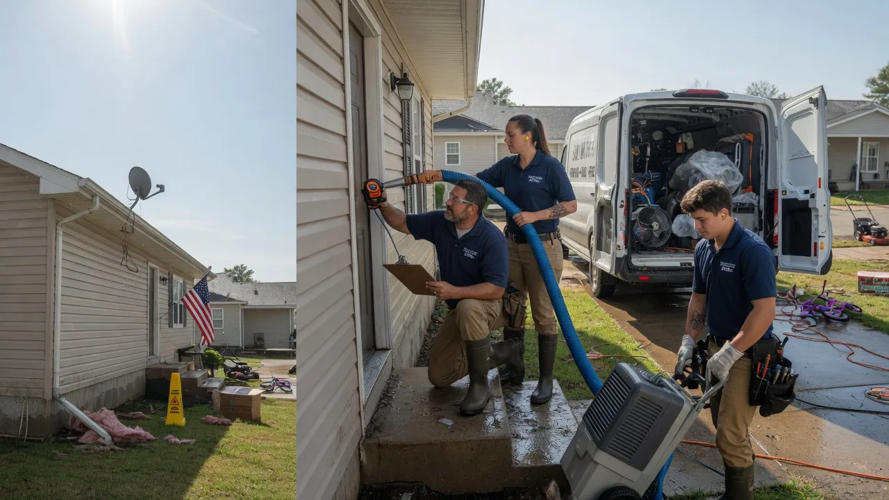 Ceiling Water Damage Restoration in Piedmont, OH near me